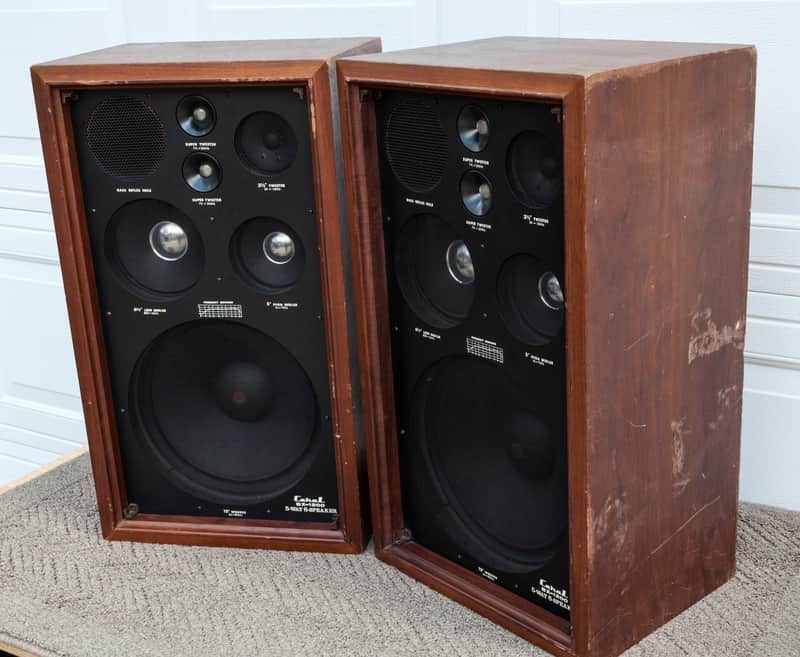 Vintage Coral BX-1200 5-way 6 Speakers System | Reverb