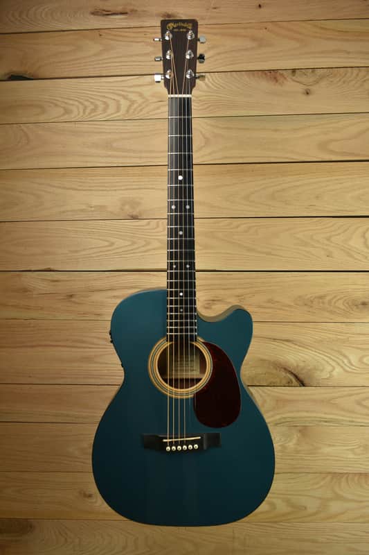 Martin OOC-16GTAE 2001 - Metallic Blue Refin image 1