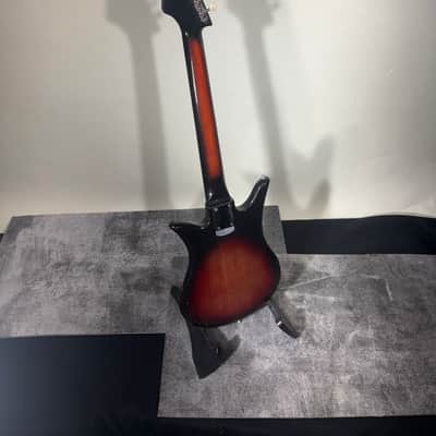 Teisco E-110 Electric Guitar - 1960s - Sunburst - In-House Adjusted image 6