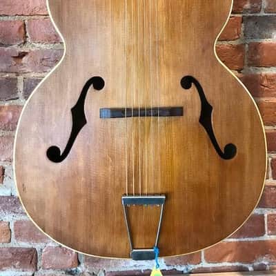 Silvertone Archtop Acoustic Guitar c.1950 image 2