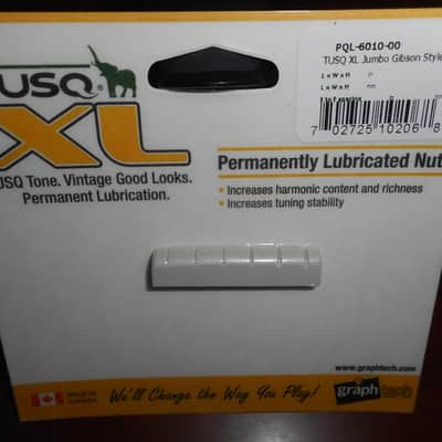 Graph Tech PQL-6010-00 TUSQ XL 1-7/16" E-to-E Gibson-Style Slotted Guitar Nut