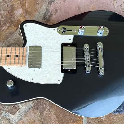Reverend Charger HB with Maple Fretboard 2020 - Present - Gunmetal with White Pearloid Pickguard image 1