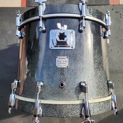 Yamaha Beech Custom Absolute Nouveau 14x20 Bass Drum - Black Sparkle Fade image 1