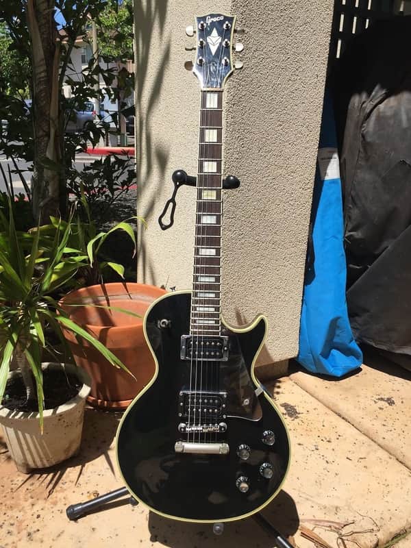 Greco JS-65 Custom John Sykes 1984 Black & Gold | Reverb Romania