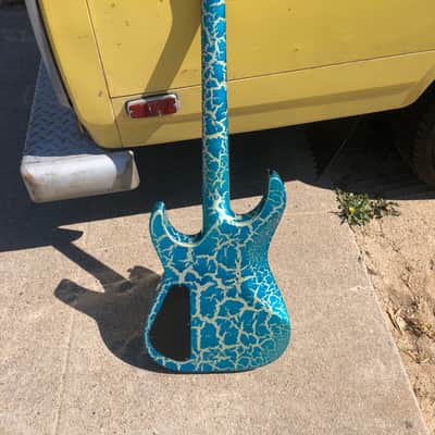 Jackson Custom Soloist USA Silver Blue Crackle 1987 fresh setup image 8
