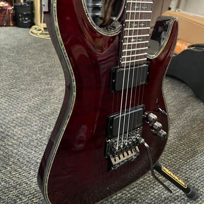 Schecter C1 Hellraiser 2000s - Black Cherry image 7