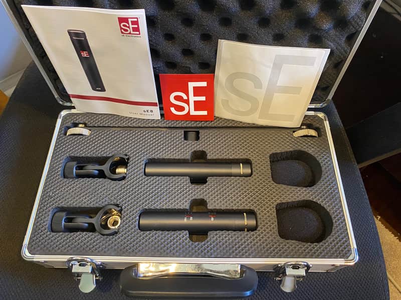 sE Electronics sE8 Small Diaphragm Cardioid Condenser Microphone Matched Stereo Pair