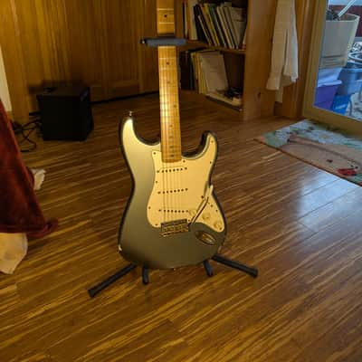 Mario Martin S Style Guitar- Metallic Charcoal Frost image 16