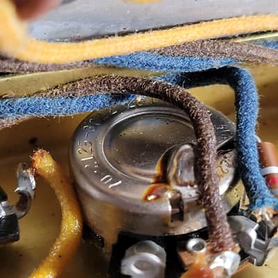 Fender Vibrolux Amp Wheat Grille 1962 - Brown Tolex image 23