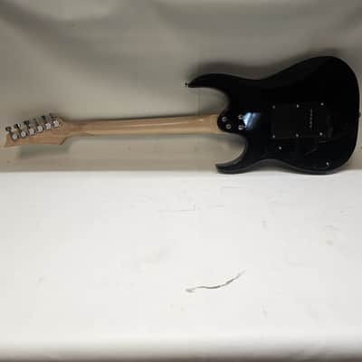 GLARRY ELECTRIC GUITAR - SUNBURST MISSING A STRING image 2