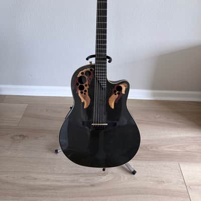 Ovation Adamas 2002 - Black Carbon Fiber image 1
