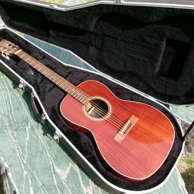 2000 Takamine PT-407 parlor size New Yorker Guitar Hawaiian Koa+Original Case image 1
