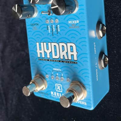Keeley Hydra Stereo Reverb & Tremolo 2020 - Present - Blue image 3