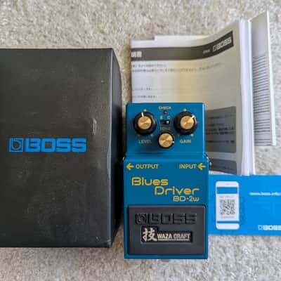Boss BD-2W Blues Driver Waza Craft 2015 - Present - Blue