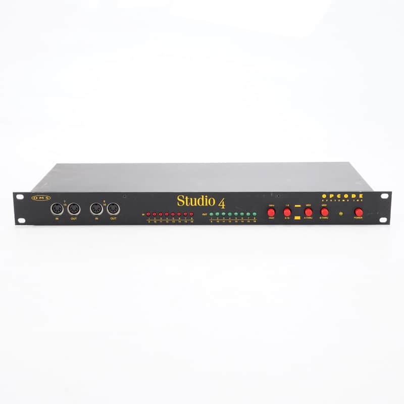 Opcode Systems Studio 4 8x8 MIDI Interface & Patchbay w/ Original Manuals #53338 image 1