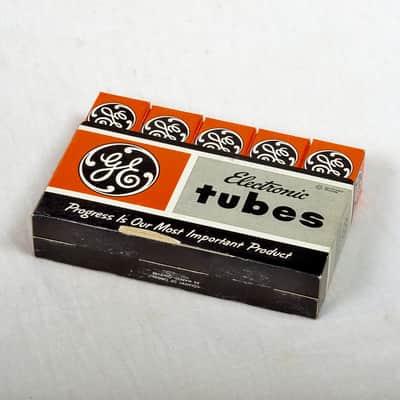 GE 12AT7/ ECC81 Sleeve NOS 4 good Tubes image 2