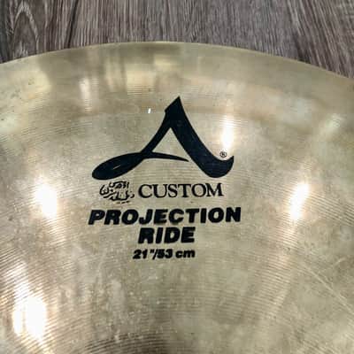 Zildjian 21" A Custom Projection Ride Cymbal 2001 - 2009 - Brilliant image 2