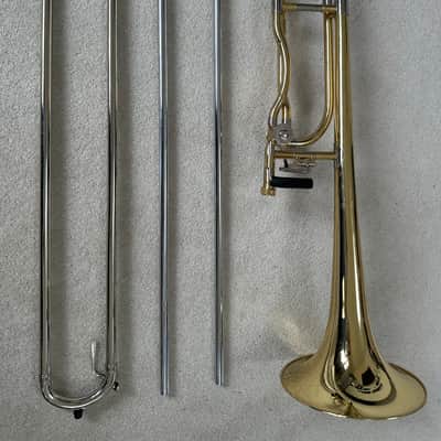 Jupiter JSL-538 ergonomic Bb/f small bore tenor trombone image 3