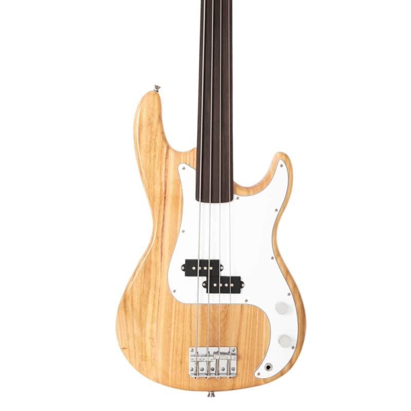Glarry Fretless Electric Bass Guitar Full Size 4 String for experienced Bass