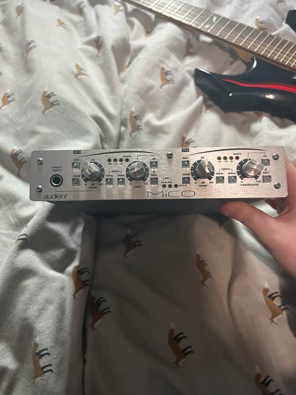 Audient Mico 2-Channel Microphone Preamp with A/D Converter 2010s - Silver image 1