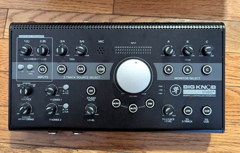 Mackie Big Knob Studio+ Monitor Controller / Interface 2017 - Present - Black image 1
