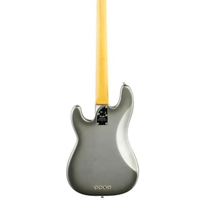 Fender American Pro II Precision Bass Rosewood Neck Mercury with Case image 5