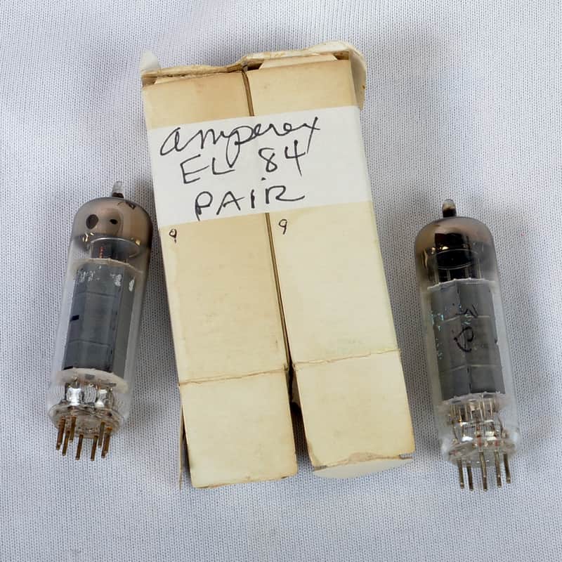 Amperex EL84 / 6BQ5 Matched Pair – Strong Testing – Vintage Tone image 1