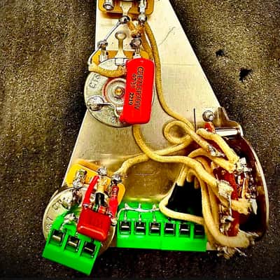 SSS, HSS, HSH, HHH Solderless Stratocaster Wiring Harness - Bourns Pots, 5 way Switch, Sprague Orange Drop Capacitor image 1
