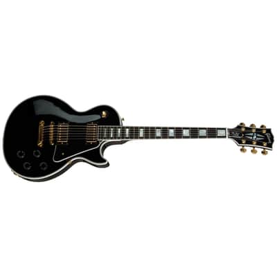 Gibson Custom Les Paul Custom with Ebony Fingerboard - Gloss Ebony Finish image 3