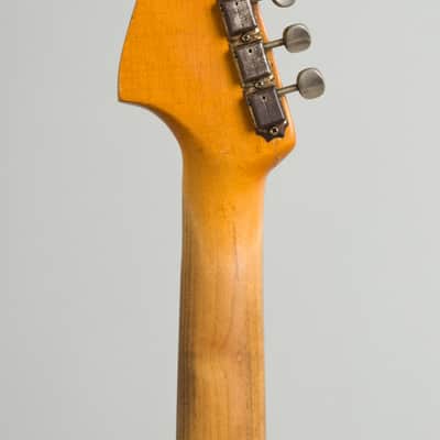 Fender Jazzmaster Solid Body Electric Guitar (1960), ser. #58205, original white Tolex hard shell case. image 6