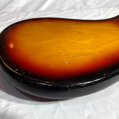 Teisco E-110 1960s Electric Guitar - Tulip Sunburst - Japan image 14