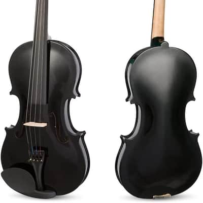 New Student Band 4/4 Acoustic Orchestral Violin Fiddle Black with Case Bow Rosin image 1