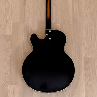 1963 Harmony Rocket H54 Vintage Electric Guitar Sunburst w/ DeArmond Gold Foils image 3