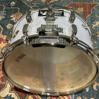 Slingerland Radio King 7” x 14" Solid Maple Snare - White Marine Pearl image 6