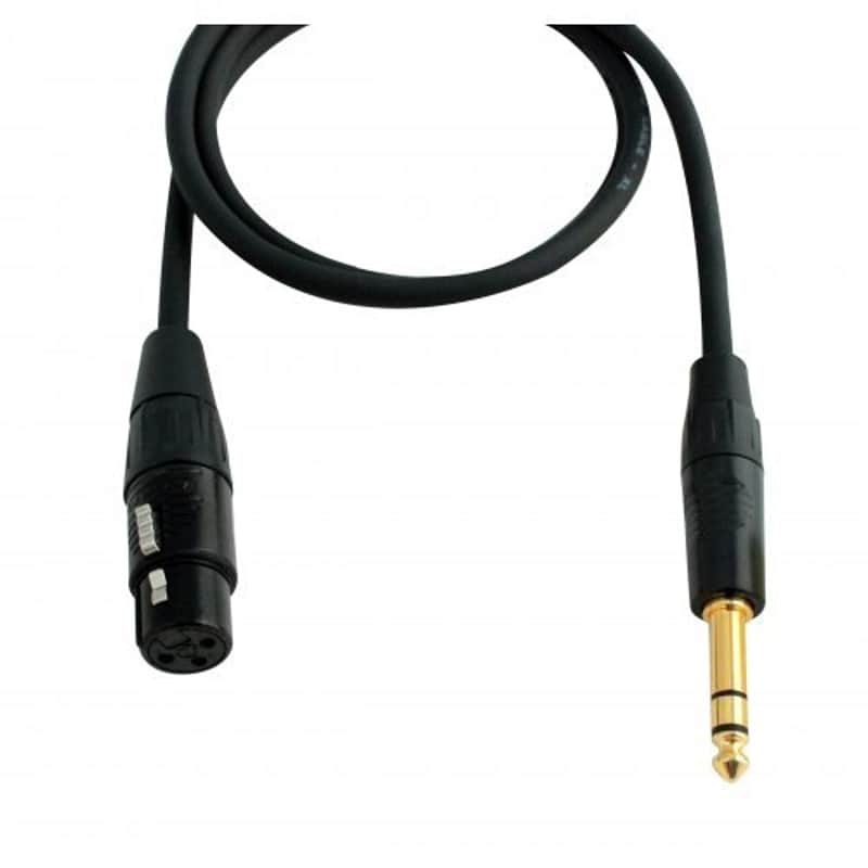 Digiflex #HXFS 1/4in TRS to XLR Female Adaptor Cable - 10 Foot image 1