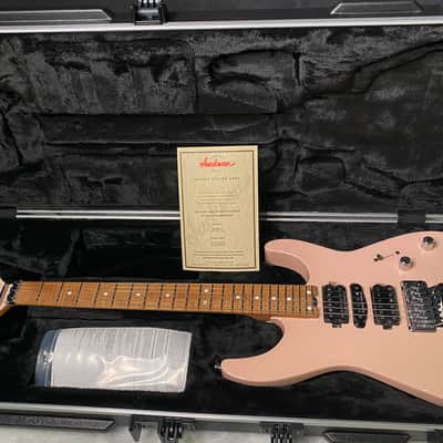 NEW ! Jackson Custom Shop Dinky HSH - Roasted Maple Neck & Fretboard - DK - Shell Pink - Authorized Dealer - 8.1 lbs - G06854 image 13