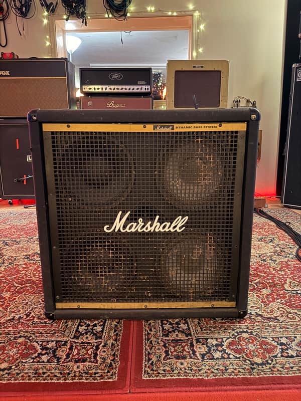 Marshall Dynamic Bass System 7410 Bass Cab 90s  - Black image 1