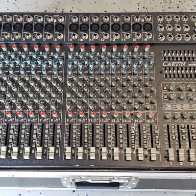 Carvin C1644P Powered Concert Series Mixer 1200 Watts 16 Channel image 1