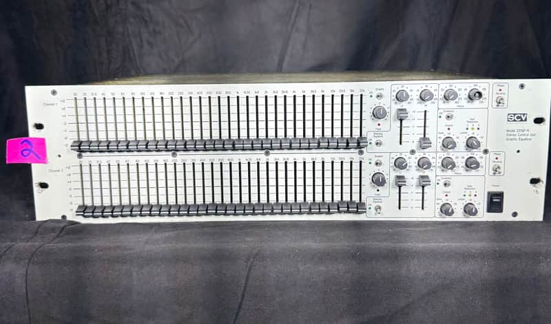 SCV Electronics 231SP-R Graphic Equalizer 1990's - white image 1