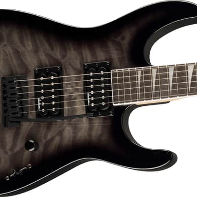 Jackson JS Series Dinky® JS20 DKQ 2PT, Amaranth Fingerboard, Transparent Black Burst 2910211585 image 4