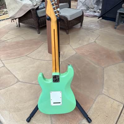 Fender Strat Plus with Maple Fretboard 1987 - 1988 - Surf Green image 3