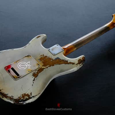 Fender Stratocaster Olympic White Heavy Aged Relic image 4