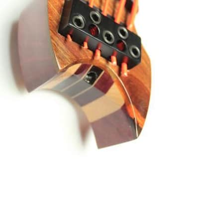 Headless bass bridge 5 strings 19 mm spacing with base plate by Nova Guitar Parts image 8