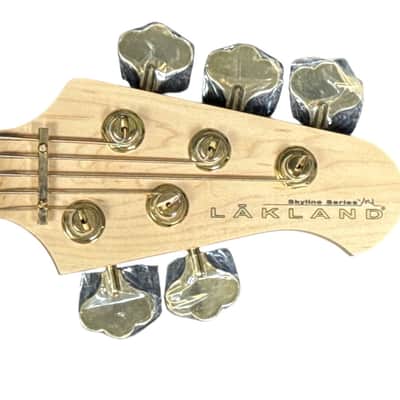 Lakland Skyline 55-02 Custom, Spalt Violet Burst / Maple  9.5 LBS *IN STOCK* image 10