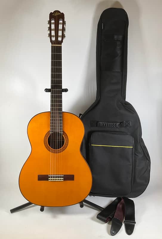 Aria Model A555 Classical Acoustic Guitar Made In Japan With Gig Bag image 1