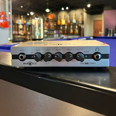 Warwick Gnome i Pro 300-Watt Pocket Bass Amp Head - Silver image 1