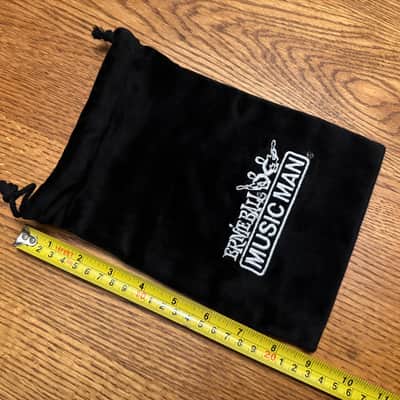 Genuine Ernie Ball Music Man Black Velvet Accessory Bag Pouch Satchell image 5
