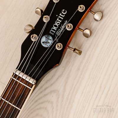 1991 Mosrite Ventures Model USA-Made "Built in Soul" Sunburst w/ Vibramute & Case, Semie Moseley image 4