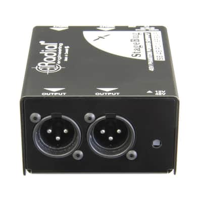 Radial Engineering StageBug SB-48 Phantom Power Supply Bundle w/Pig Hog PHM10 8mm Mic XLR Cable and Liquid Audio Polishing Cloth image 5