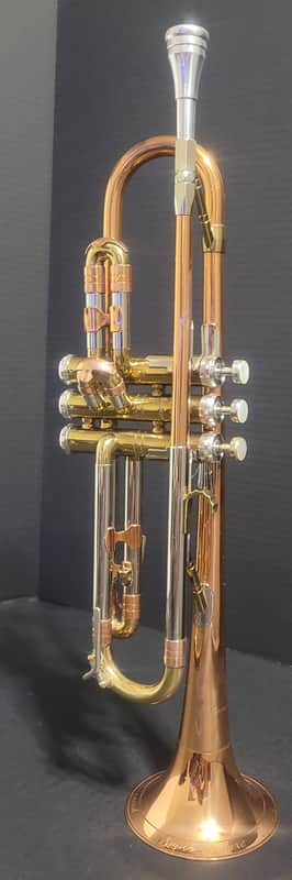 Getzen SUPER DELUXE TRUMPET -Copra -COPPER-BELL , Mouthpiece 3 Mutes & Original Case image 1
